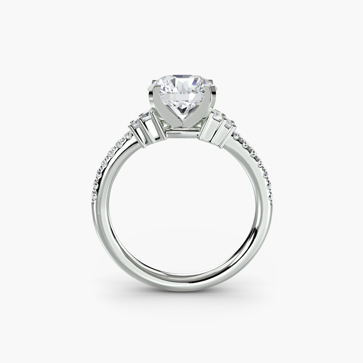 Solitaire with Pavé 4